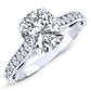 Laylani Diamond Matching Band Only (engagement Ring Not Included) For Ring With Cushion Center whitegold