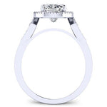 Kalmia Diamond Matching Band Only (engagement Ring Not Included) For Ring With Cushion Center whitegold