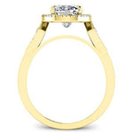 Kalmia Diamond Matching Band Only (engagement Ring Not Included) For Ring With Cushion Center yellowgold