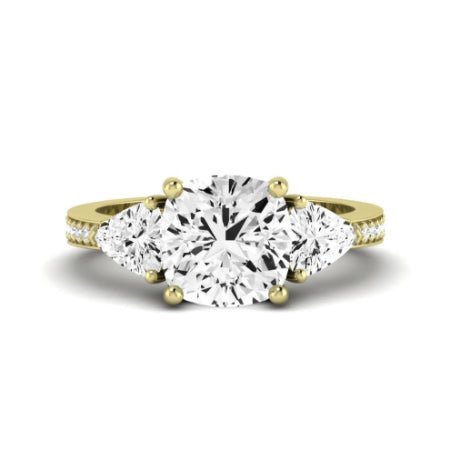 Snowdonia Diamond Matching Band Only (engagement Ring Not Included) For Ring With Cushion Center yellowgold