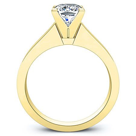 Rosemary Diamond Matching Band Only (engagement Ring Not Included) For Ring With Cushion Center yellowgold