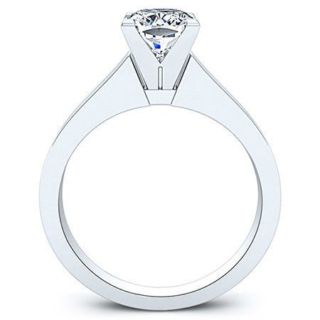 Rosemary Diamond Matching Band Only (engagement Ring Not Included) For Ring With Cushion Center whitegold