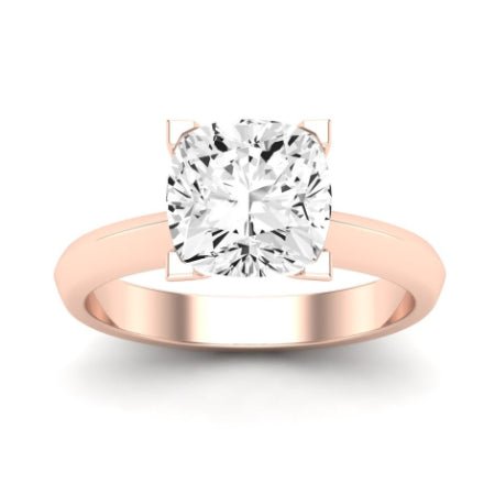 Senna Diamond Matching Band Only (does Not Include Engagement Ring) For Ring With Cushion Center rosegold