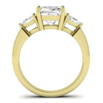 Snowdonia Diamond Matching Band Only (engagement Ring Not Included) For Ring With Cushion Center yellowgold