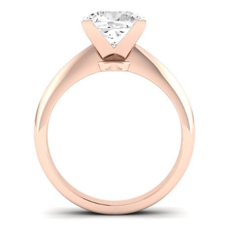 Senna Diamond Matching Band Only (does Not Include Engagement Ring) For Ring With Cushion Center rosegold