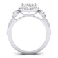 Lunaria Diamond Matching Band Only (does Not Include Engagement Ring) For Ring With Oval Center whitegold