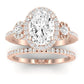 Lunaria Diamond Matching Band Only (does Not Include Engagement Ring) For Ring With Oval Center rosegold