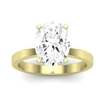 Lantana Diamond Matching Band Only (engagement Ring Not Included) For Ring With Oval Center yellowgold