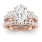 Primrose Diamond Matching Band Only ( Engagement Ring Not Included) For Ring With Oval Center rosegold