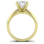 Senna Diamond Matching Band Only ( Engagement Ring Not Included) For Ring With Oval Center yellowgold