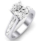 Yarrow Diamond Matching Band Only (engagement Ring Not Included) For Ring With Oval Center whitegold