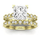 Marigold Diamond Matching Band Only (does Not Include Engagement Ring) For Ring With Princess Center yellowgold