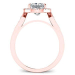 Kalmia Diamond Matching Band Only (engagement Ring Not Included) For Ring With Princess Center rosegold