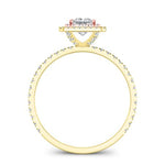 Juniper Diamond Matching Band Only (engagement Ring Not Included) For Ring With Princess Center yellowgold