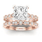 Marigold Diamond Matching Band Only (does Not Include Engagement Ring) For Ring With Princess Center rosegold