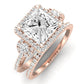 Lunaria Diamond Matching Band Only (does Not Include Engagement Ring) For Ring With Princess Center rosegold