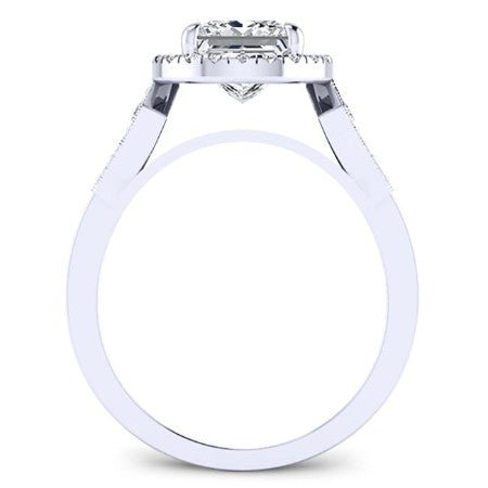 Kalmia Diamond Matching Band Only (engagement Ring Not Included) For Ring With Princess Center whitegold