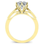 Pieris Diamond Matching Band Only (engagement Ring Not Included) For Ring With Princess Center yellowgold
