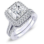 Indigo Diamond Matching Band Only (engagement Ring Not Included) For Ring With Princess Center whitegold