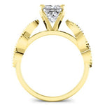 Sophora Diamond Matching Band Only (engagement Ring Not Included) For Ring With Princess Center yellowgold