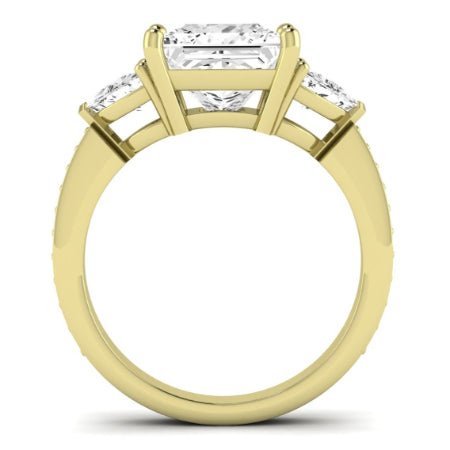 Snowdonia Diamond Matching Band Only (engagement Ring Not Included) For Ring With Princess Center yellowgold