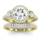 Lunaria Diamond Matching Band Only (does Not Include Engagement Ring) For Ring With Round Center yellowgold