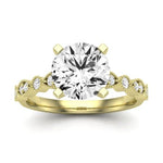 Marigold Diamond Matching Band Only (does Not Include Engagement Ring) For Ring With Round Center yellowgold