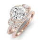 Lunaria Diamond Matching Band Only (does Not Include Engagement Ring) For Ring With Round Center rosegold