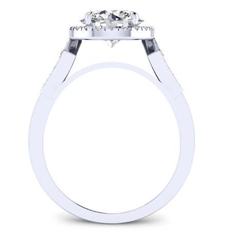 Kalmia Diamond Matching Band Only (engagement Ring Not Included) For Ring With Round Center whitegold