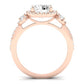 Lunaria Diamond Matching Band Only (does Not Include Engagement Ring) For Ring With Round Center rosegold