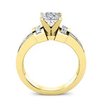 Ivy Diamond Matching Band Only (engagement Ring Not Included) For Ring With Round Center yellowgold