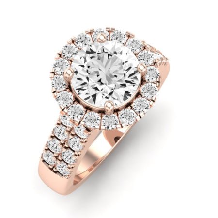 Velvet Diamond Matching Band Only (does Not Include Engagement Ring)  For Ring With Round Center rosegold