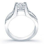 Ilima Diamond Matching Band Only (engagement Ring Not Included) For Ring With Round Center whitegold