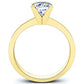 Lantana Cushion Diamond Engagement Ring (Lab Grown Igi Cert) yellowgold