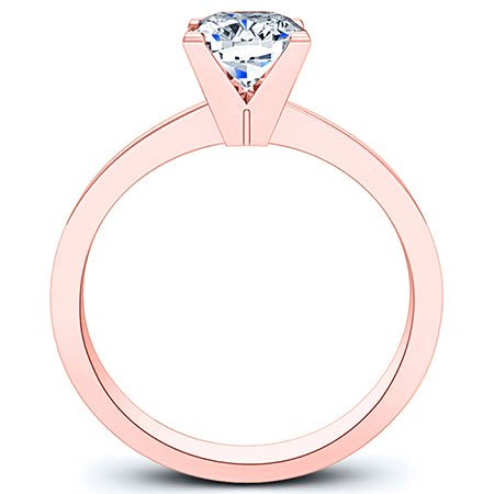 Lantana Cushion Diamond Engagement Ring (Lab Grown Igi Cert) rosegold