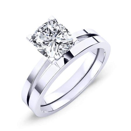 1.00 ct - Lantana - Cushion Lab Diamond Bridal Set (IGI Certified)