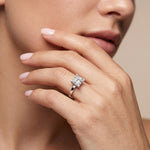 Lantana - GIA Natural Princess Diamond Engagement Ring