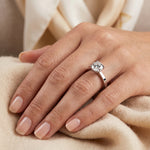 Lantana - GIA Natural Round Diamond Engagement Ring