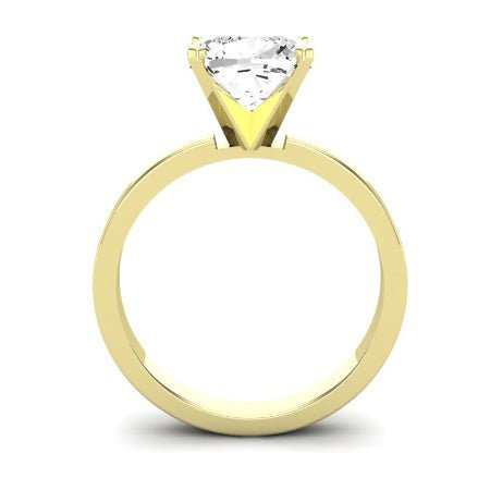 Lantana Moissanite Matching Band Only (engagement Ring Not Included) For Ring With Cushion Center yellowgold