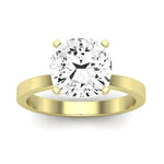 Lantana Moissanite Matching Band Only (engagement Ring Not Included) For Ring With Cushion Center yellowgold
