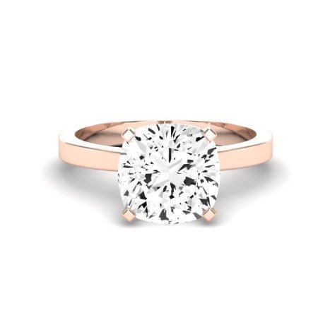 Lantana Moissanite Matching Band Only (engagement Ring Not Included) For Ring With Cushion Center rosegold