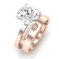 Lantana Moissanite Matching Band Only (engagement Ring Not Included) For Ring With Cushion Center rosegold