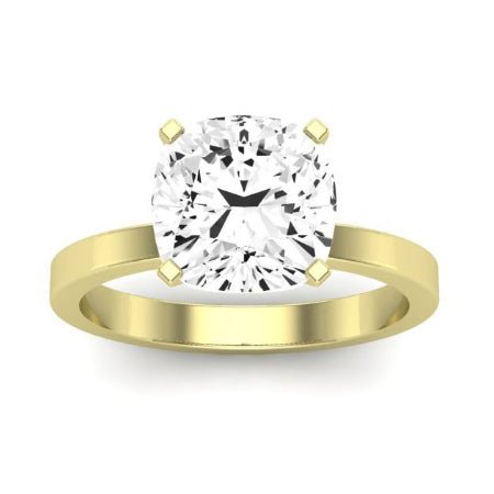 Lantana Diamond Matching Band Only (engagement Ring Not Included) For Ring With Cushion Center yellowgold