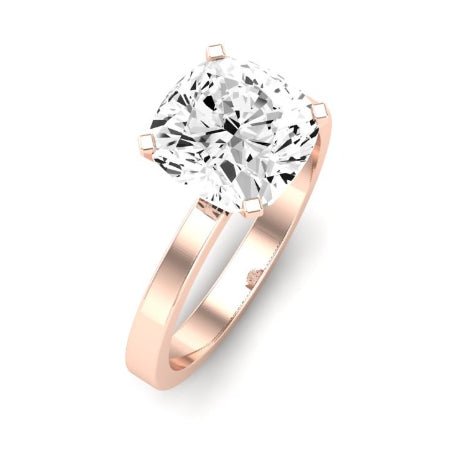 Lantana Moissanite Matching Band Only (engagement Ring Not Included) For Ring With Cushion Center rosegold