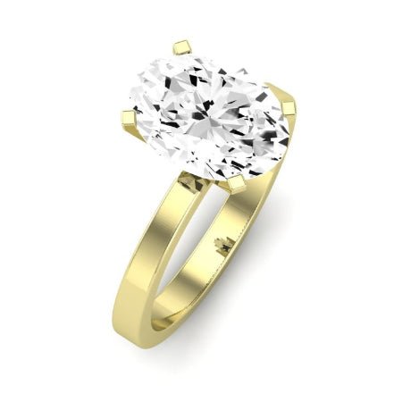 Lantana Diamond Matching Band Only (engagement Ring Not Included) For Ring With Oval Center yellowgold