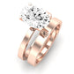 Lantana Moissanite Matching Band Only (engagement Ring Not Included) For Ring With Oval Center rosegold