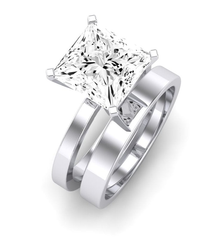 Lantana Diamond Matching Band Only (engagement Ring Not Included) For Ring With Princess Center whitegold