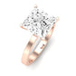 Lantana Moissanite Matching Band Only (engagement Ring Not Included) For Ring With Princess Center rosegold