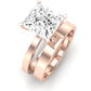 Lantana Diamond Matching Band Only (engagement Ring Not Included) For Ring With Princess Center rosegold