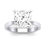 Lantana Moissanite Matching Band Only (engagement Ring Not Included) For Ring With Princess Center whitegold